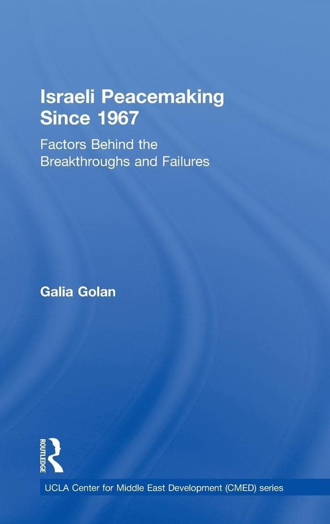Israeli Peacemaking Since 1967