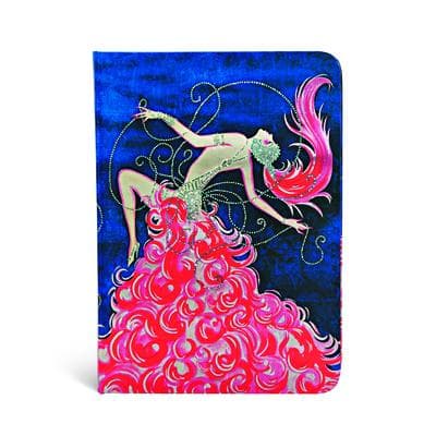 Paperblanks Cabaret Cabaret Vintage Vogue Hardcover MIDI Lined Elastic Band Closure 176 Pg 85 GSM