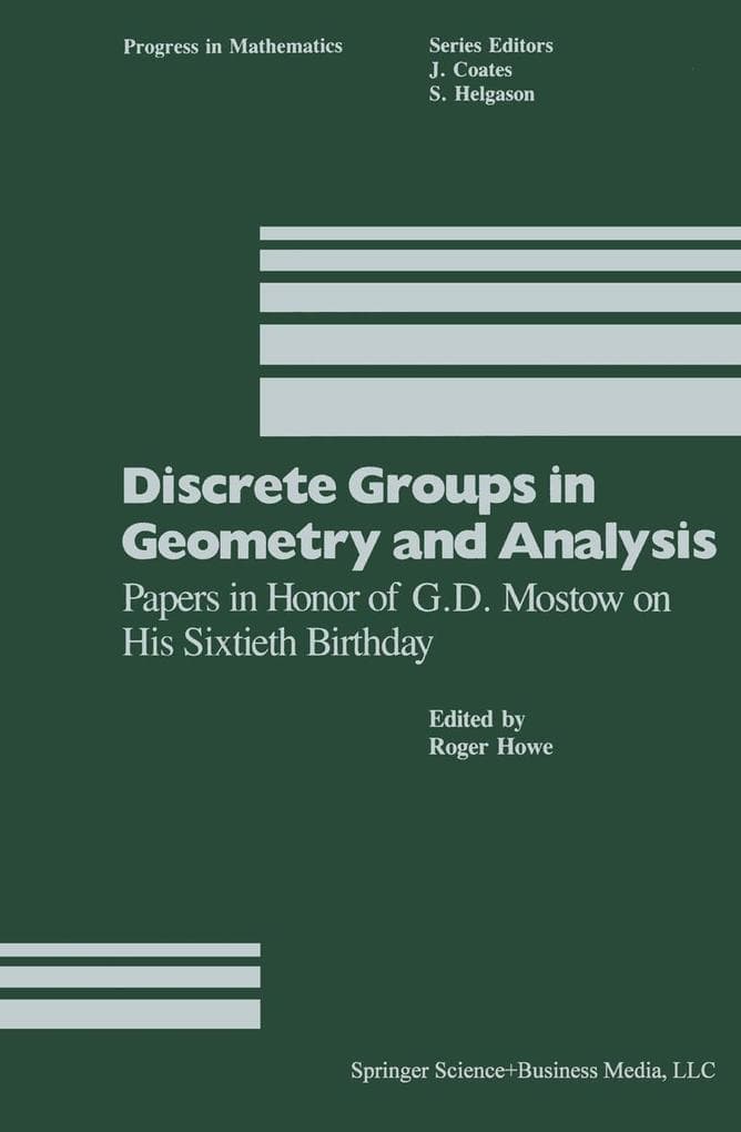 Discrete Groups in Geometry and Analysis