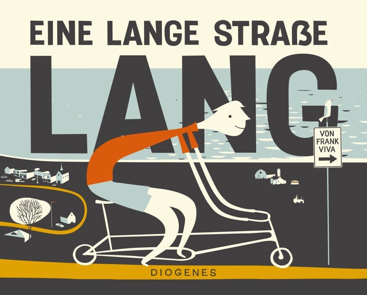 Eine lange Straße lang: Mit sechs Meter langem Wandplakat