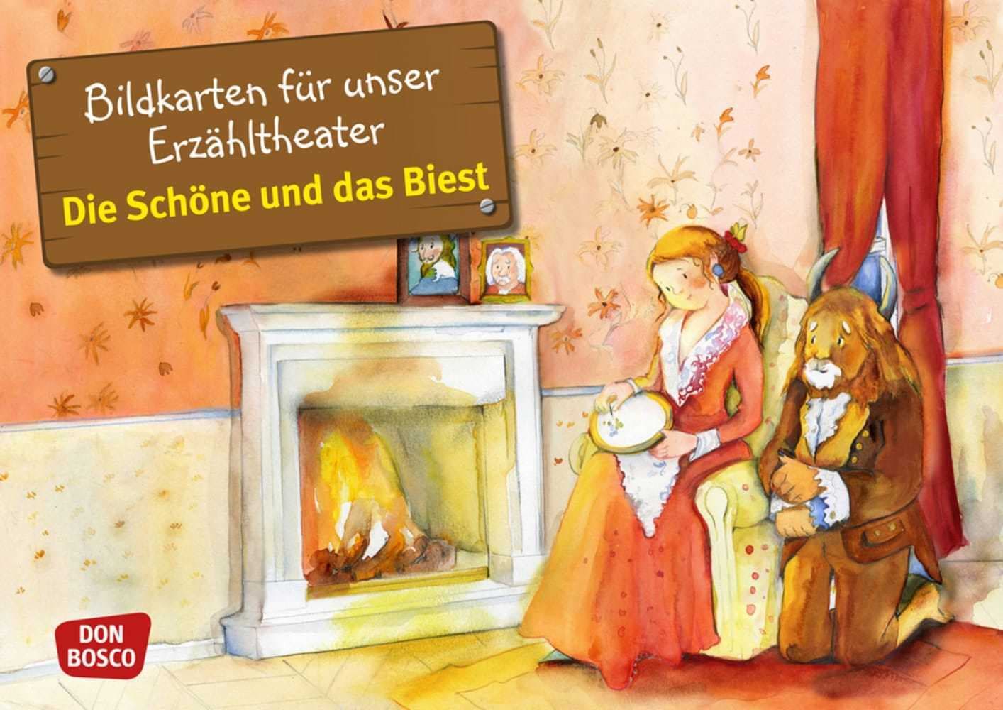Die Schöne und das Biest. Kamishibai Bildkartenset.