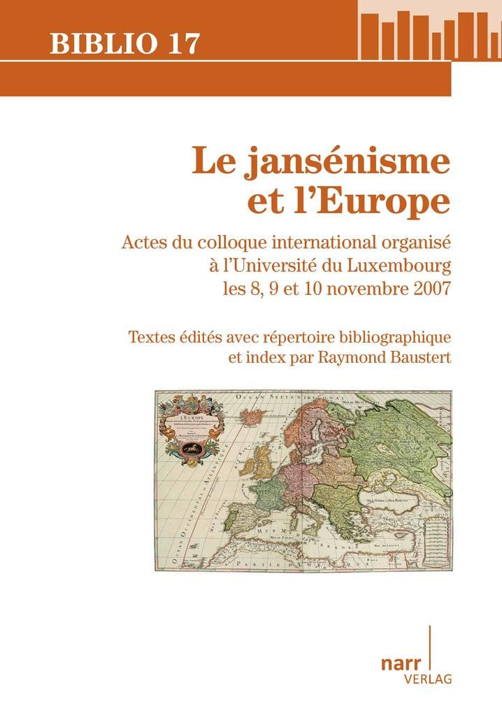 Le jansénisme et l' Europe