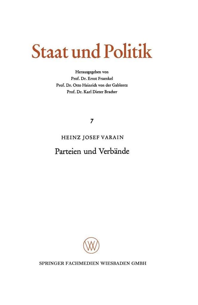 Parteien und Verbände