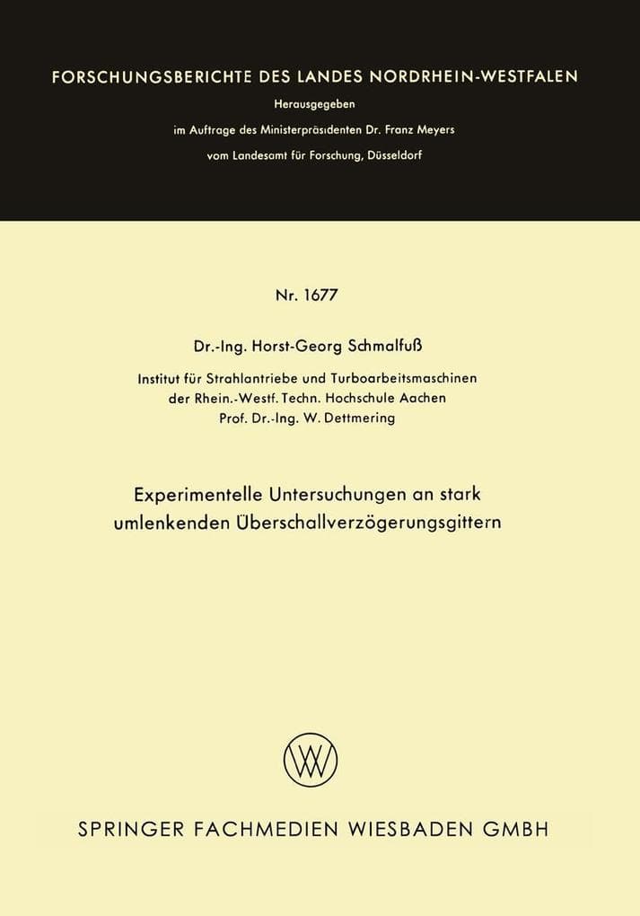 Experimentelle Untersuchungen an stark umlenkenden Überschallverzögerungsgittern