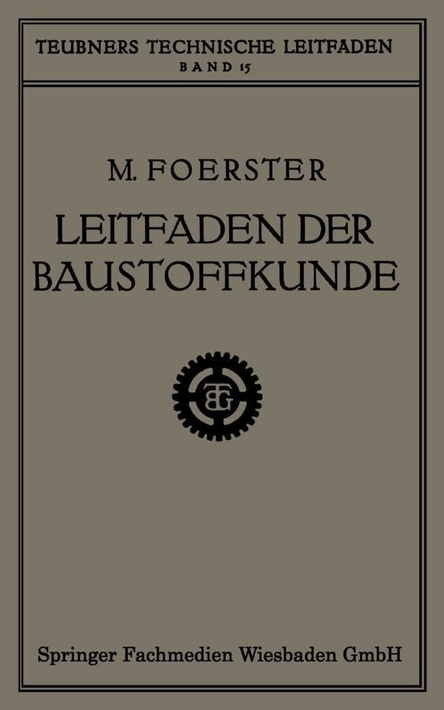 Leitfaden der Baustoffkunde