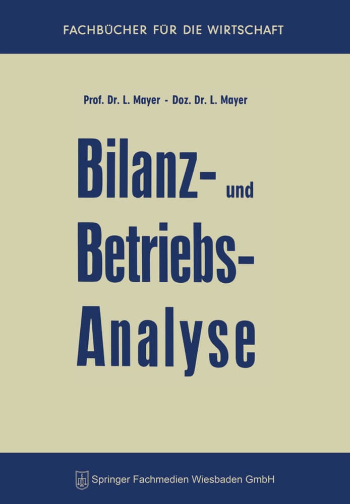 Bilanz- und Betriebsanalyse