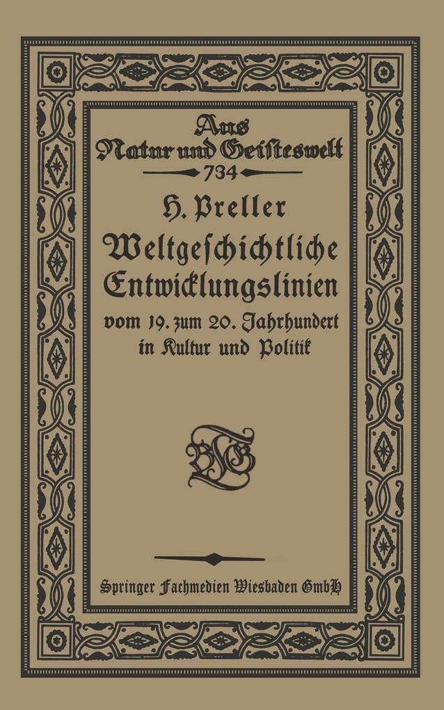 Weltgeschichtliche Entwicklungslinien vom 19. zum 20. Jahrhundert in Kultur und Politik