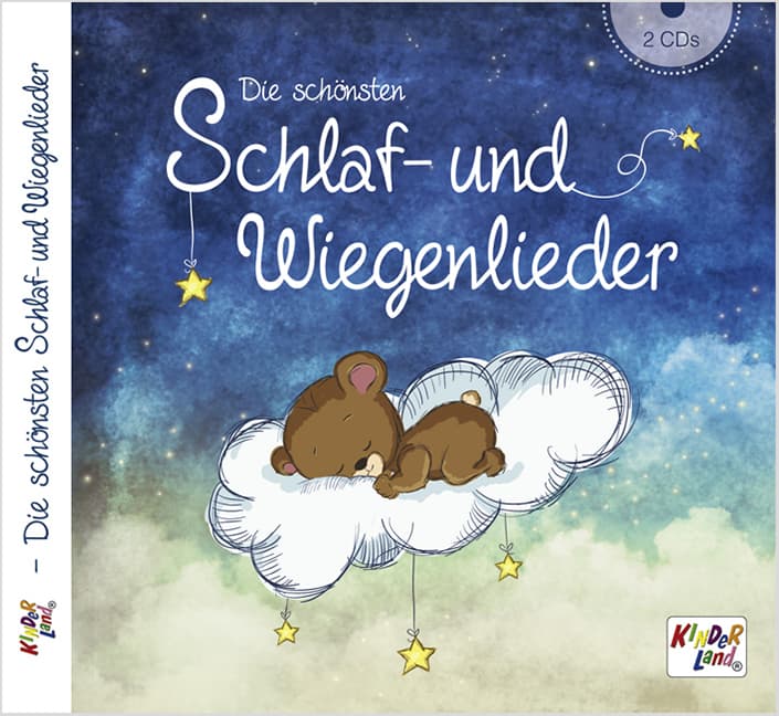 Die schönsten Schlaf- und Wiegenlieder 2CDs; ., 2 Audio-CD, 2 Audio-CD