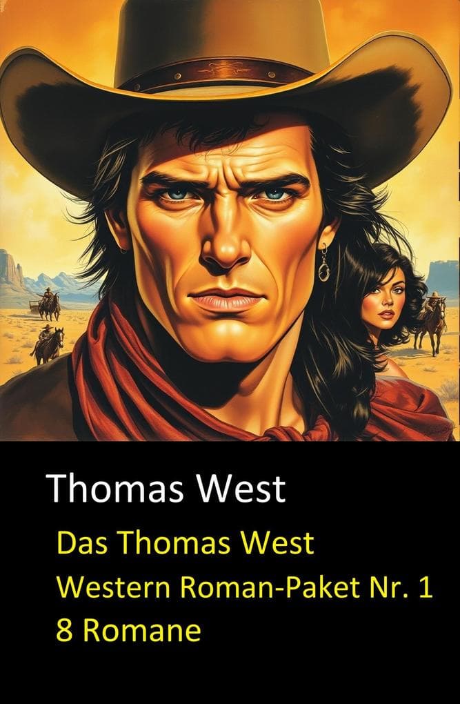 Das Thomas West Western Roman-Paket Nr. 1 (8 Romane)