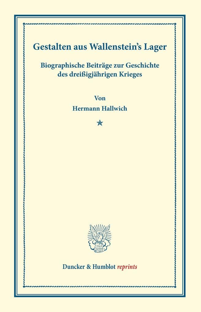 Gestalten aus Wallenstein's Lager.