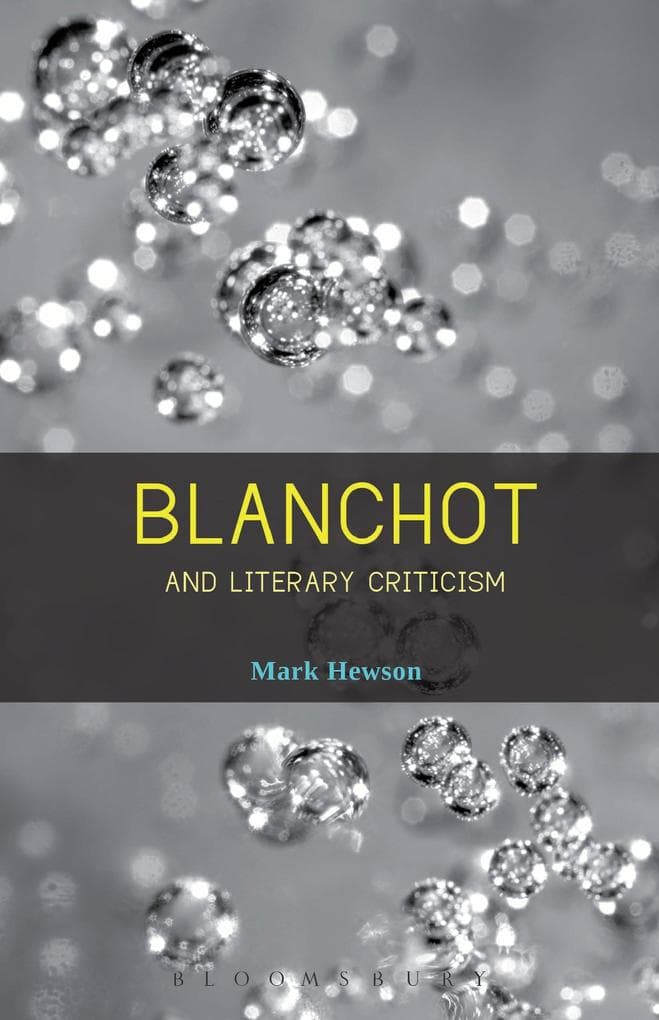 Blanchot and Literary Criticism