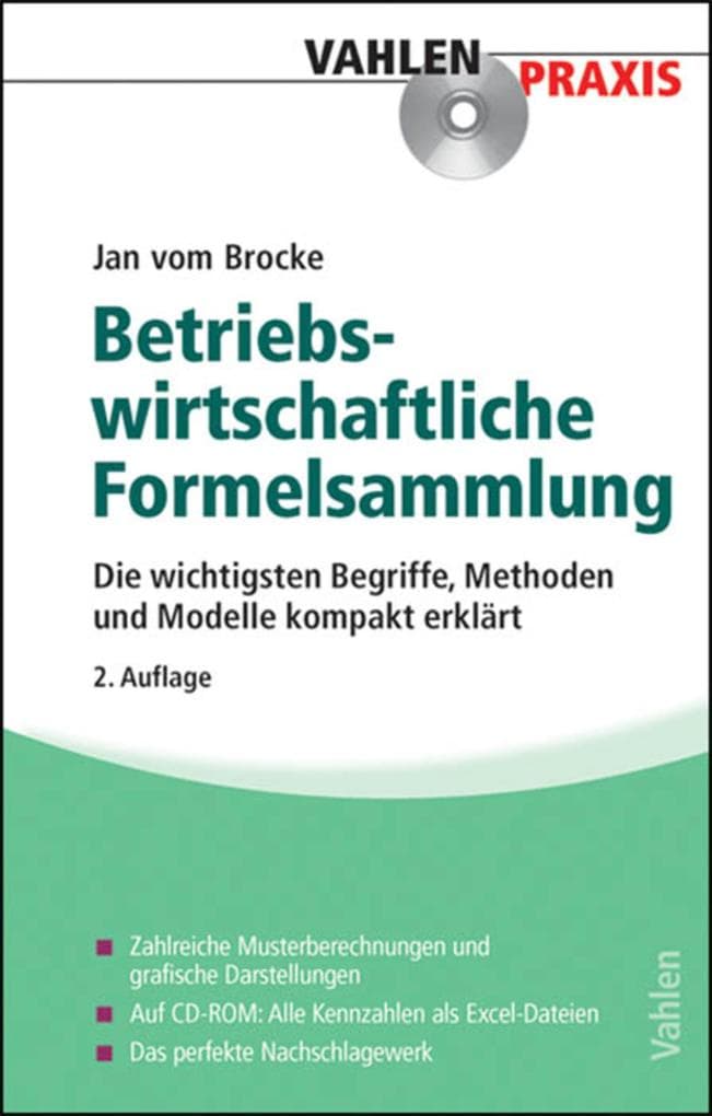 Formelsammlung zur Betriebswirtschaftslehre