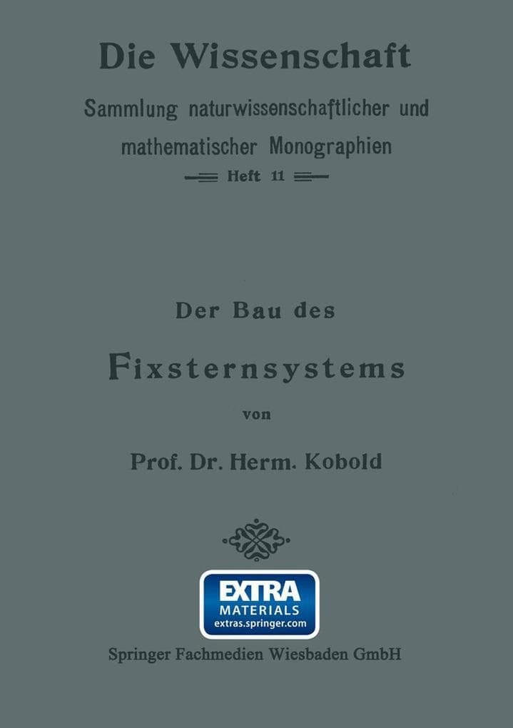 Der Bau des Fixsternsystems mit Besonderer Berücksichtigung der Photometrischen Resultate