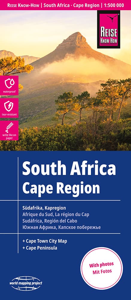 Reise Know-How Landkarte Südafrika Kapregion 1 : 500.000