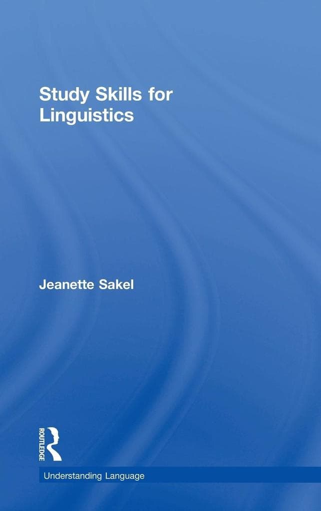 Study Skills for Linguistics
