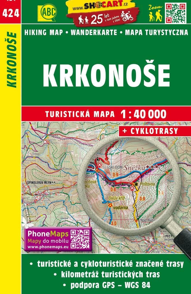 Wanderkarte Tschechien Krkonose