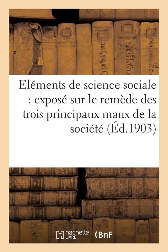 Eléments de science sociale