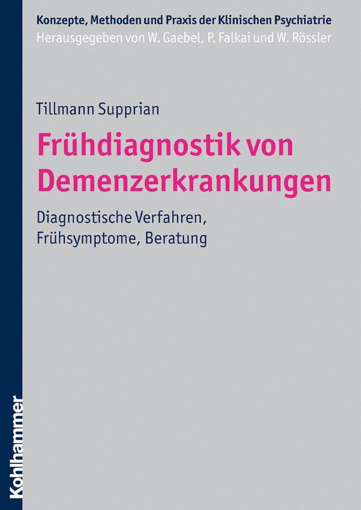 Frühdiagnostik von Demenzerkrankungen