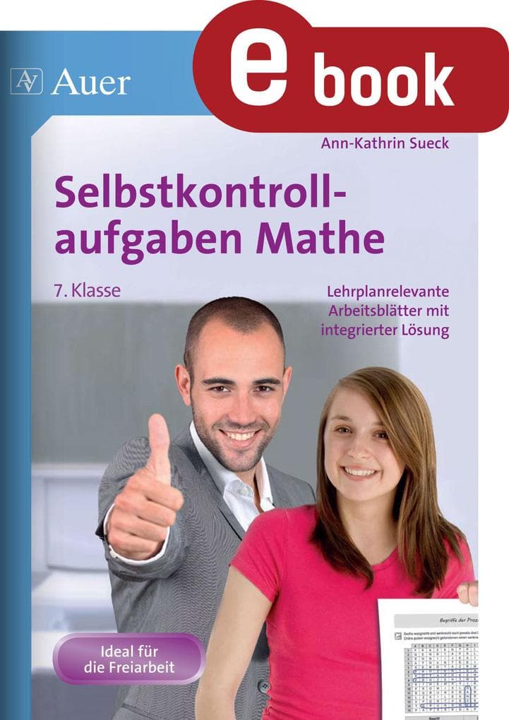 Selbstkontrollaufgaben Mathematik Klasse 7