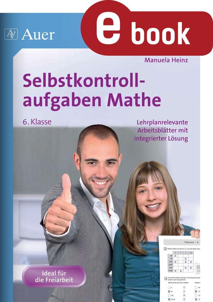 Selbstkontrollaufgaben Mathematik Klasse 6