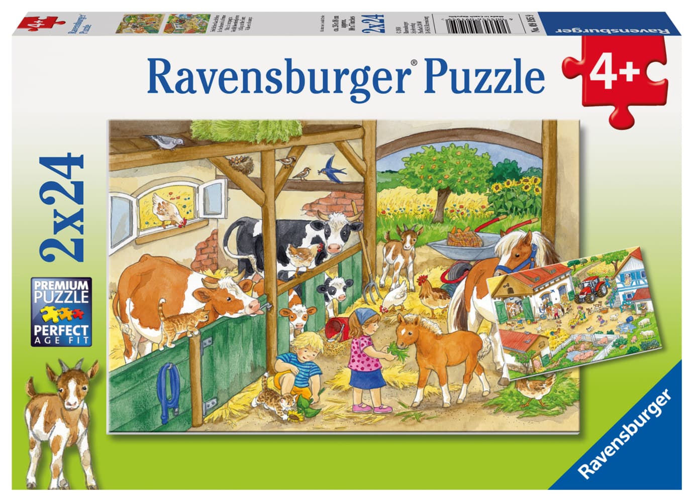 Ravensburger - Fröhliches Landleben, 2 x 24 Teile