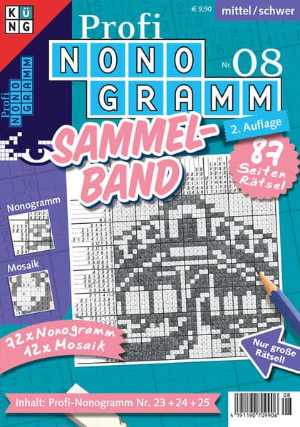 Profi-Nonogramm 3er-Band. Nr.8