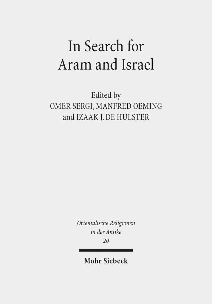 In Search for Aram and Israel