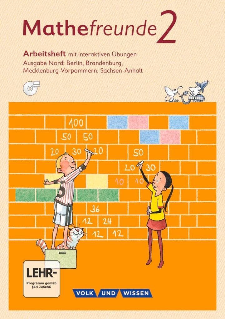 Mathefreunde Nord 2. Schuljahr. Arbeitsheft mit interaktiven Übungen auf scook.de