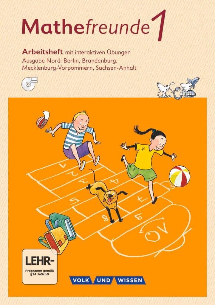 Mathefreunde Nord 1. Schuljahr. Arbeitsheft mit interaktiven Übungen auf scook.de