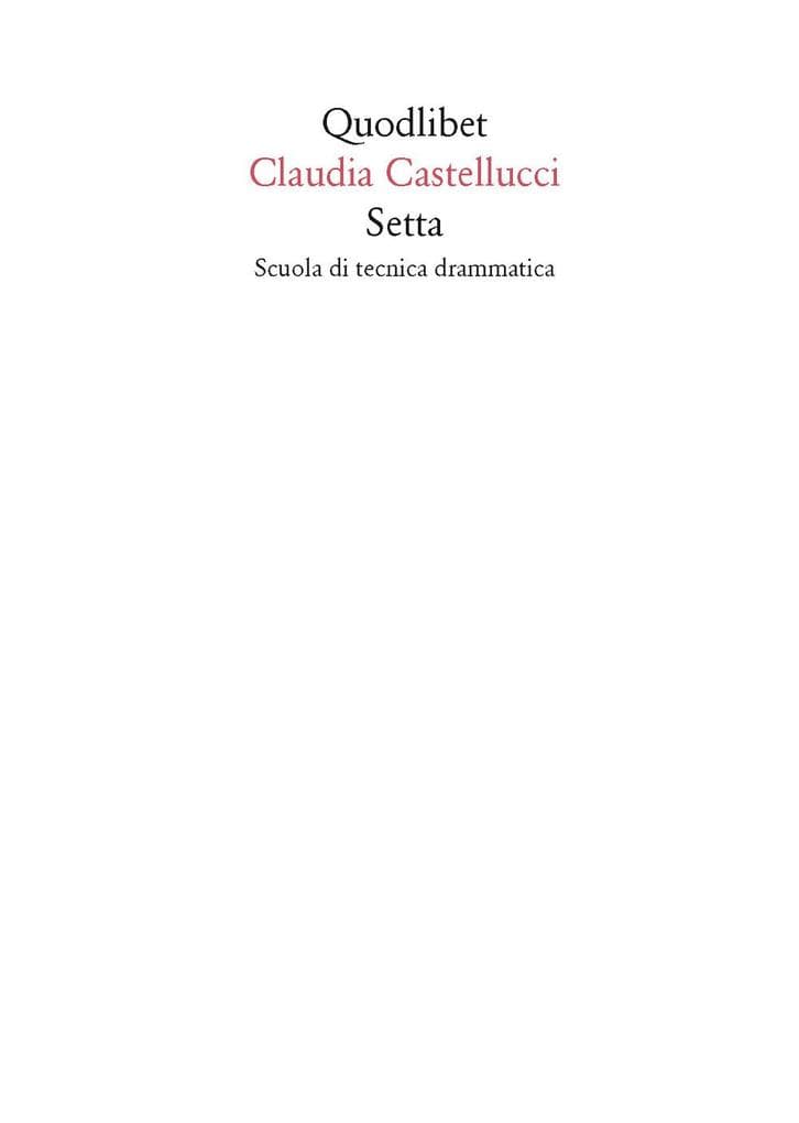 Setta. Scuola di tecnica drammatica