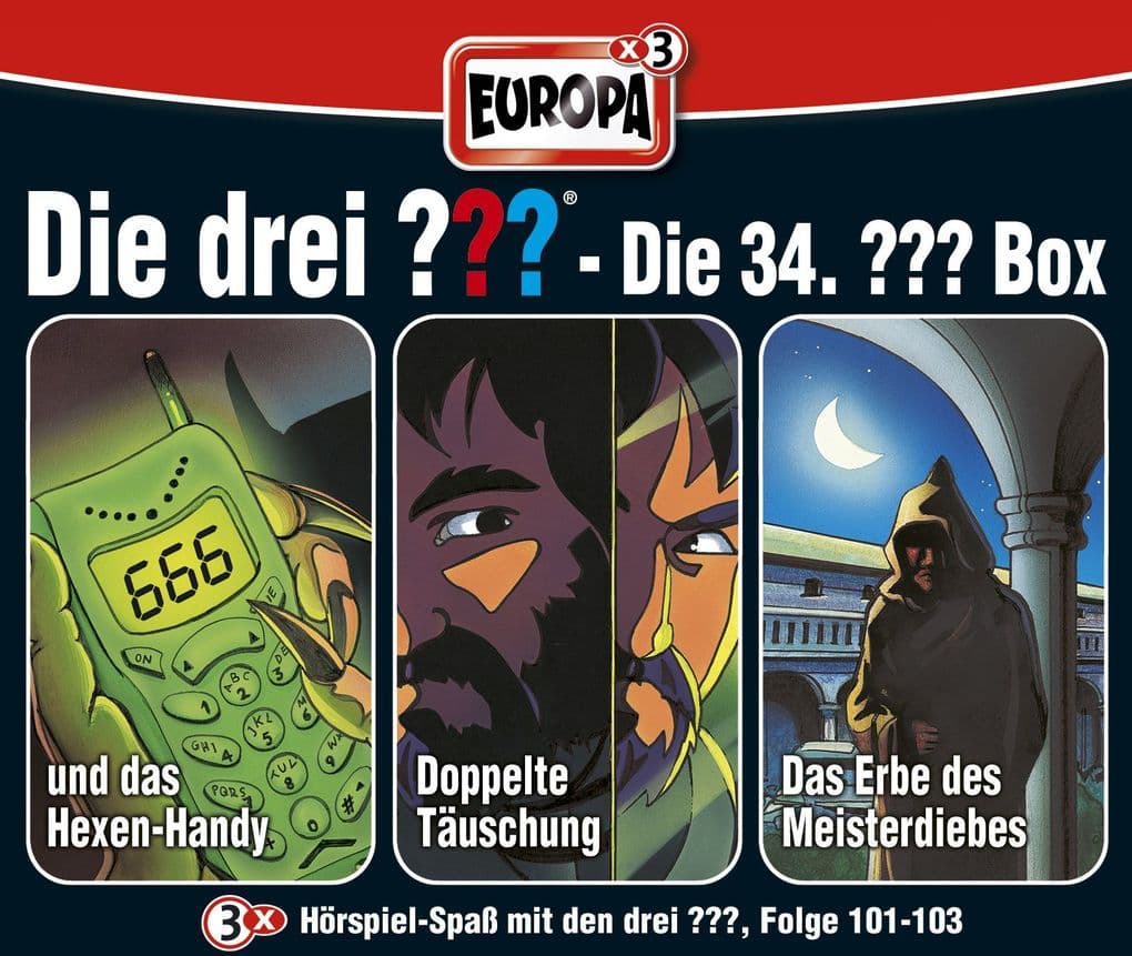 Die drei ??? Box 34. Folgen 101 - 103 (Fragezeichen) 3 CDs