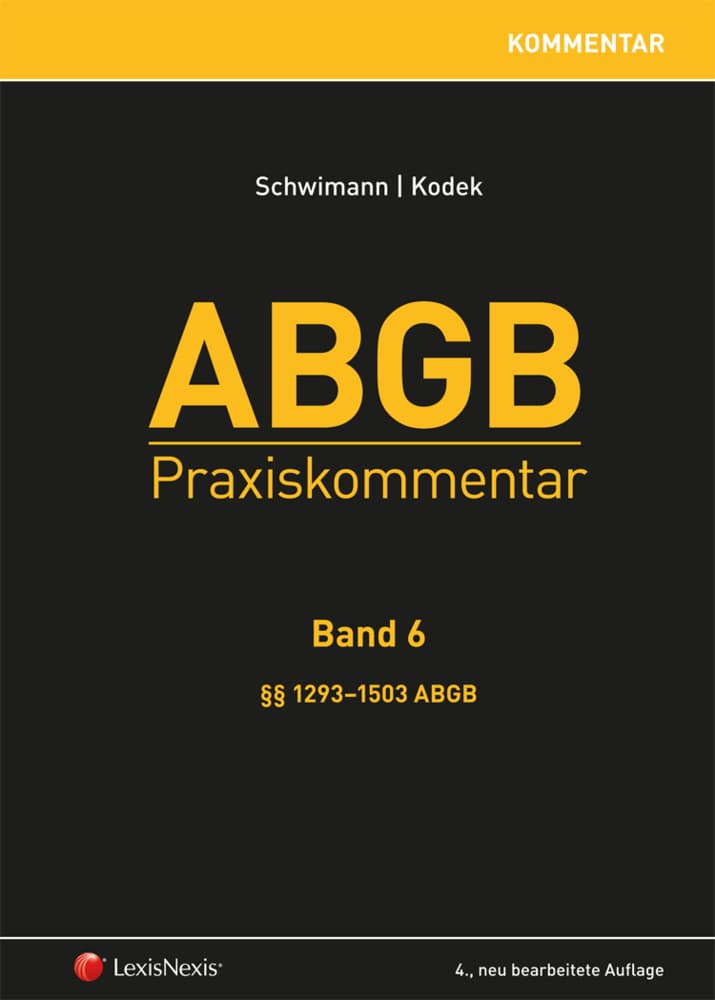 ABGB Praxiskommentar (f. Österreich). Bd.6