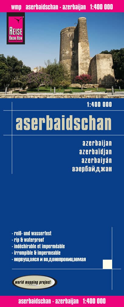 Reise Know-How Landkarte Aserbaidschan 1 : 400.000
