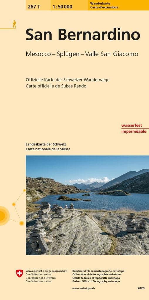 Swisstopo 1 : 50 000 San Bernardino