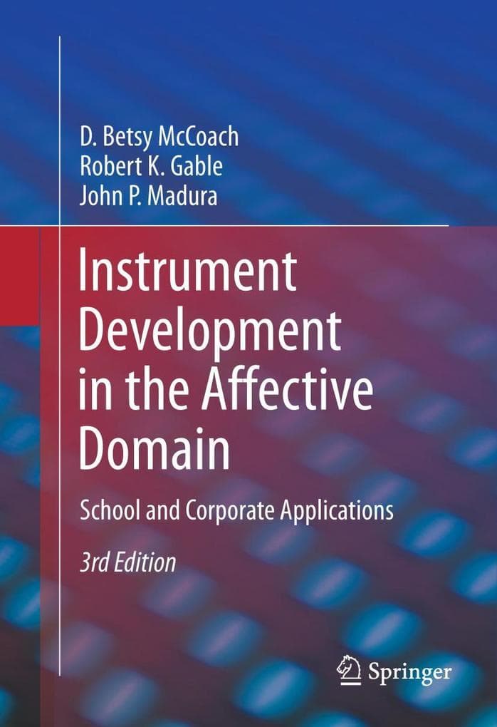 Instrument Development in the Affective Domain