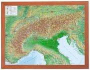 Relief Alpen 1:2.4MIO mit Holzrahmen