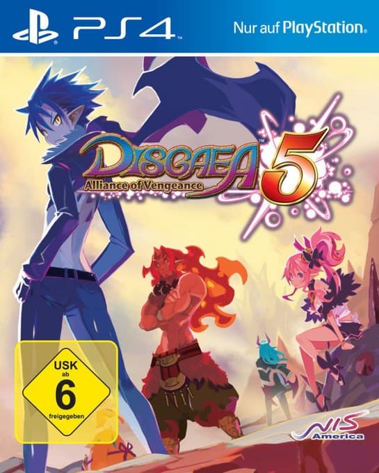 Disgaea 5: Alliance of Vengeance, 1 PS4-Blu-ray Disc
