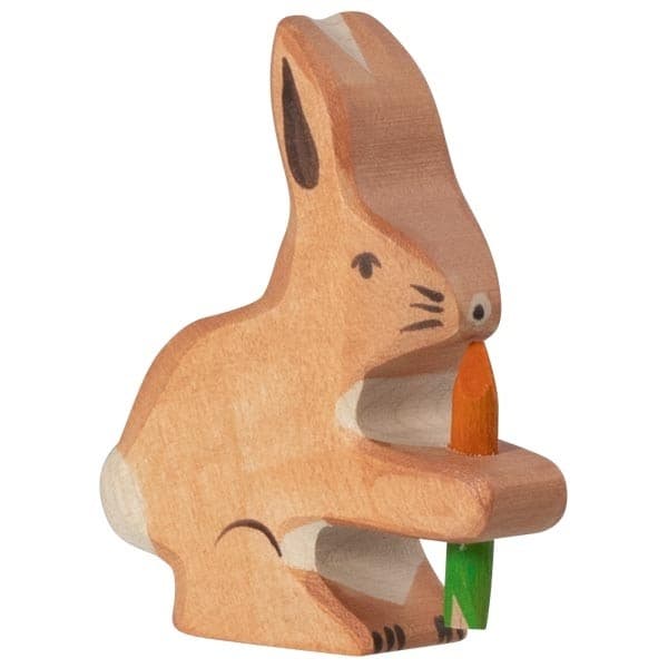 Hase mit Möhre