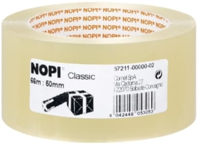 Packband Nopi Classic 66 m x 50 mm transparent