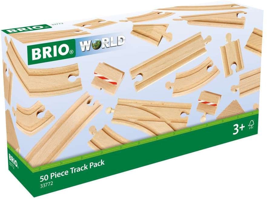BRIO - Großes Schienensortiment 50 Teile