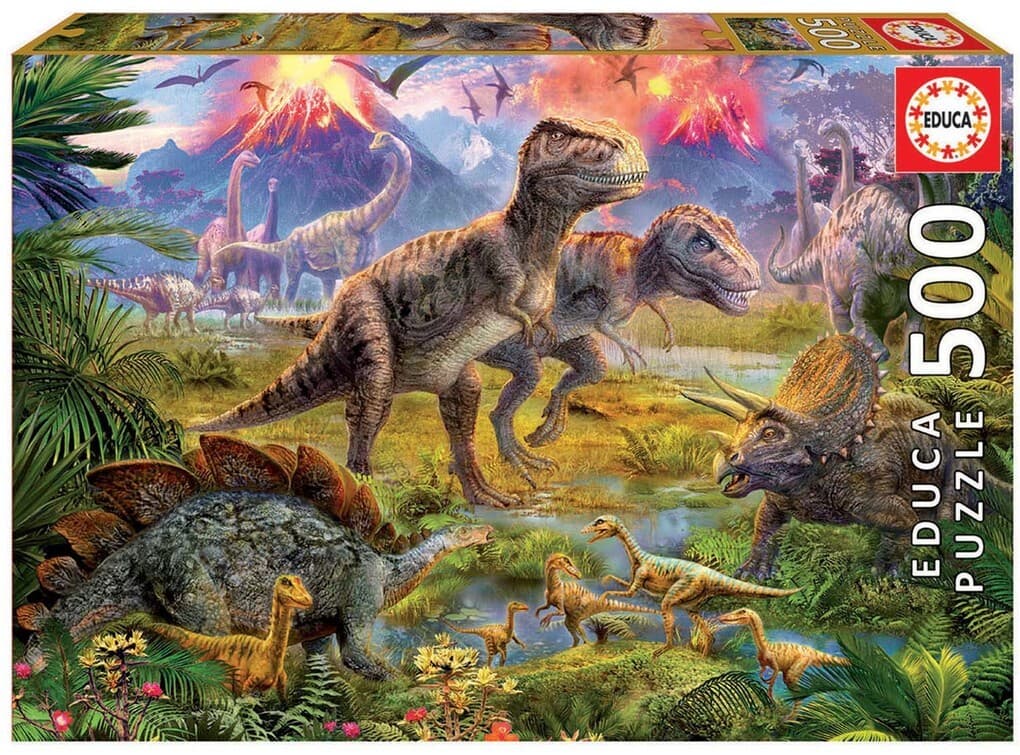 Educa - Dinosaurier-Treffen - Puzzle