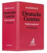 Deutsche Gesetze Ergänzungsband (ohne Fortsetzungsnotierung). Inkl. 82. Ergänzungslieferung