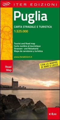 Puglia. Carta stradale e turistica 1:325.000