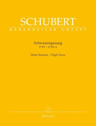 Schwanengesang D 957 / D 965 A, Gesang und Klavier, hoch
