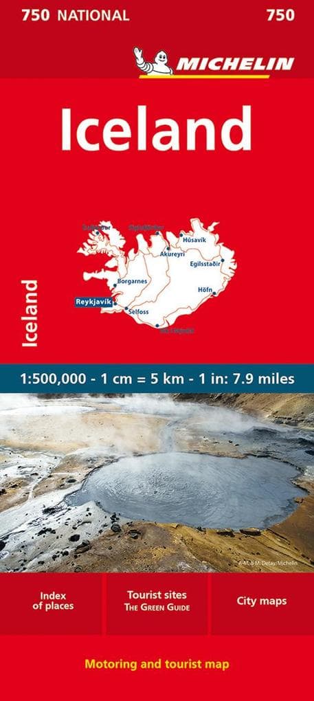Michelin Nationalkarte Island