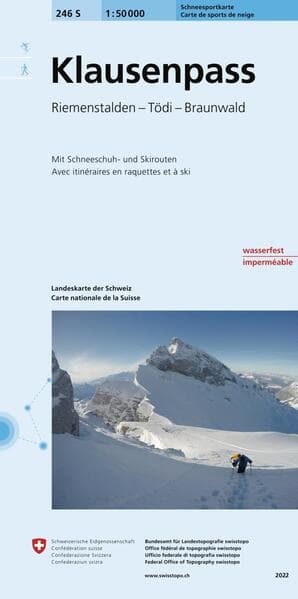 Swisstopo 1 : 50 000 Klausenpass