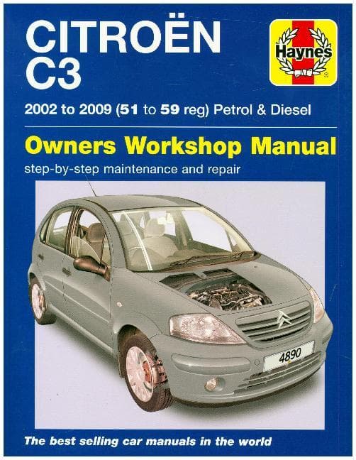 Citroen C3 Petrol & Diesel (02 - 09) Haynes Repair Manual