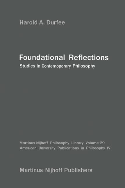 Foundational Reflections
