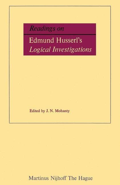 Readings on Edmund Husserl's Logical Investigations