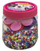 Hama - Dose mit 4000 Bügelperlen und drei Stiftplatten